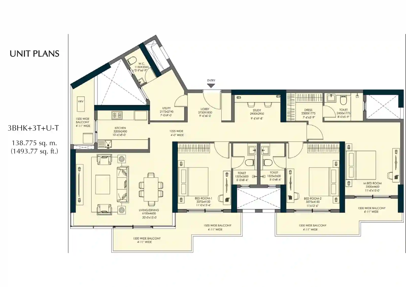 emaar-elite-oasis-floor-plan